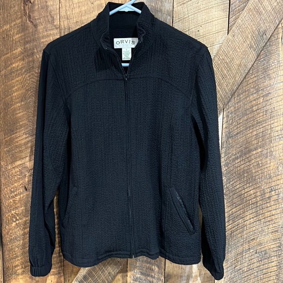 Orvis Jackets & Blazers - Orvis women’s lightweight textured jacket zippered pockets